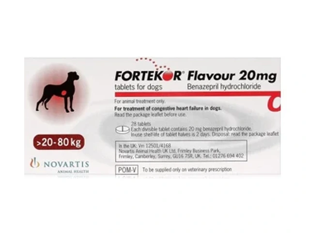 Fortekor 20 мг — заводская упаковка, продажа по одной таблетке