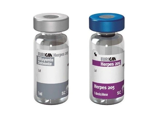 Эурикан Herpes 205 — два флакона одной дозы; цена за упаковку 10 доз