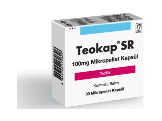 Теокап 100 мг · 30 капсул — оригинальная упаковка
